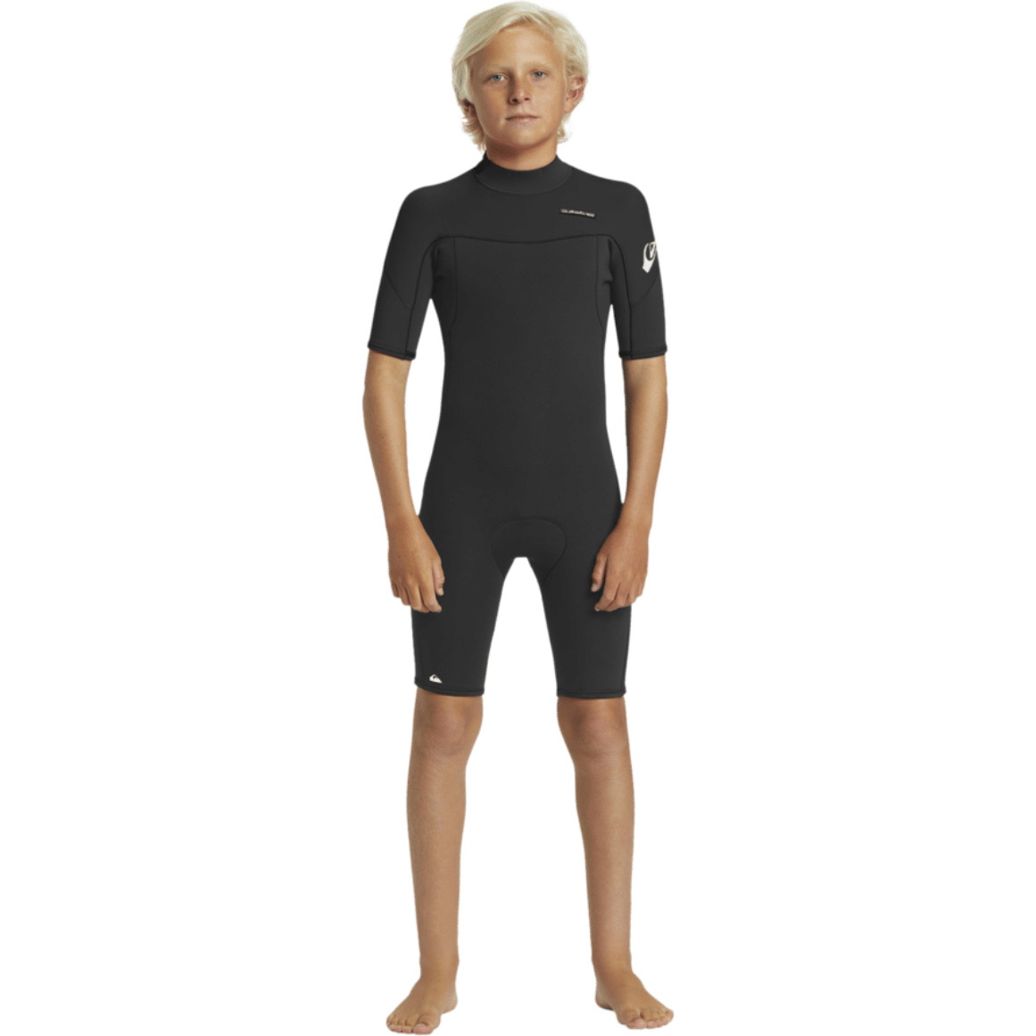 2026 Quiksilver Junior Everyday Sessions 2mm Back Zip Shorty Fato De Mergulho EQBW503025 - Black